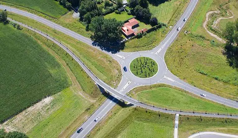 Hausmüllverbrennungsasche GRANOVA beim Bau der L 585n bei Münster