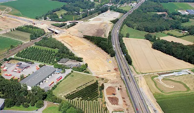 HMVA in der A61 zwischen Kaldenkirchen und Venlo