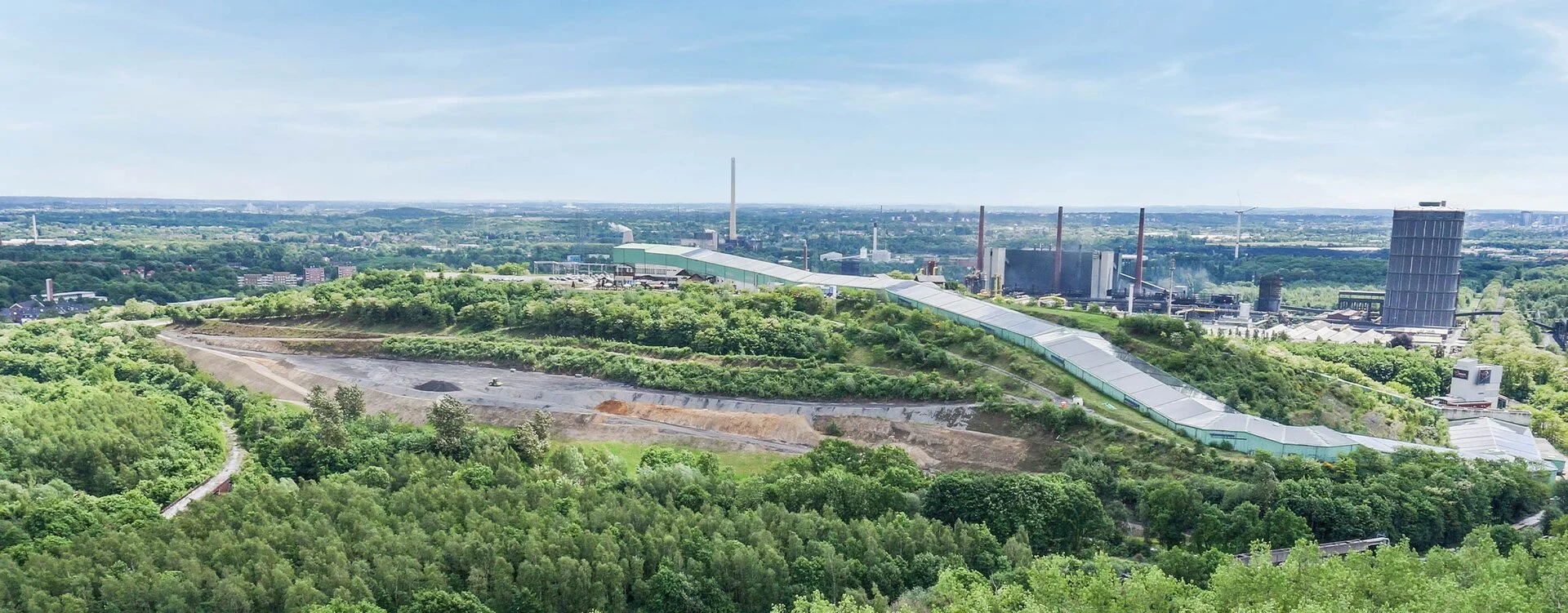 GRANOVA als Ersatzbaustoffe für die Stabilisierung der Skihalle Bottrop