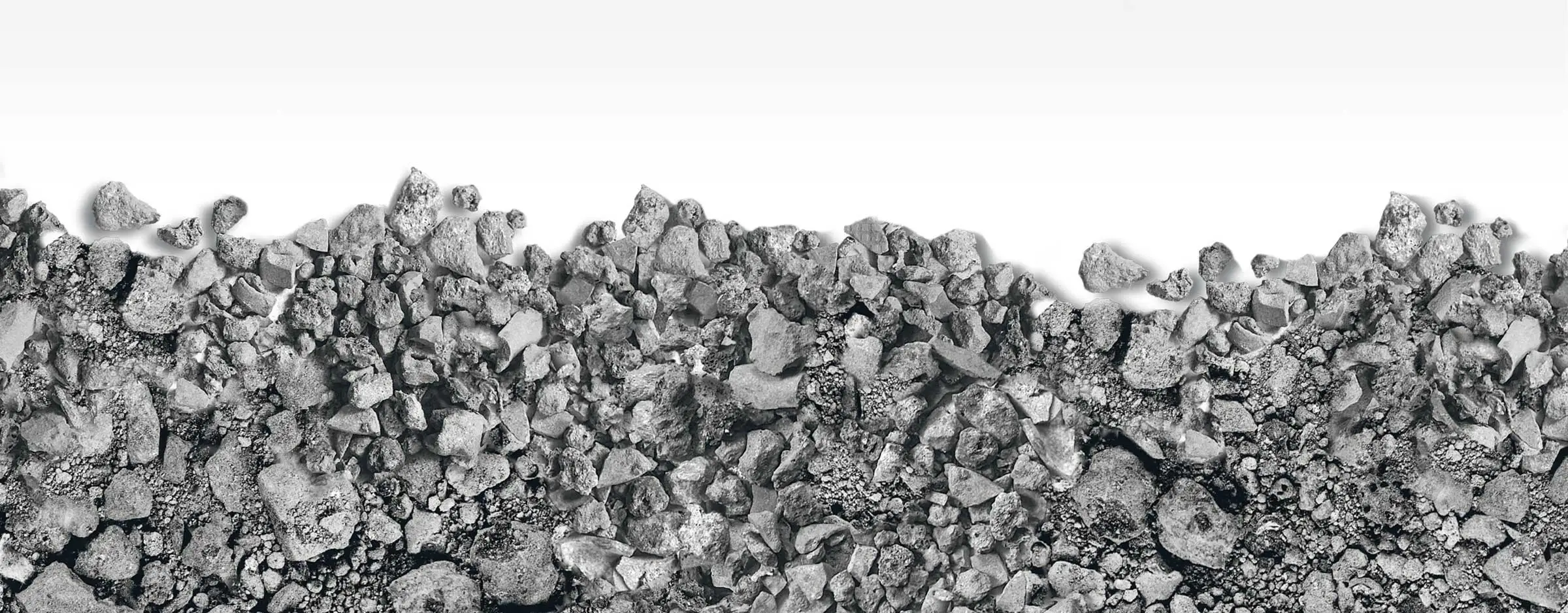 GRANOVA HMVA: aufbereitete Rostaschen der Müllverbrennung bzw. Müllverbrennungsschlacke