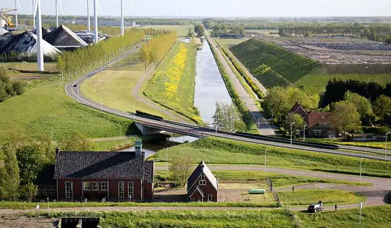 Sekundärbaustoffe GRANOVA wurden auch beim Bau "Het groene Schip" verwendet