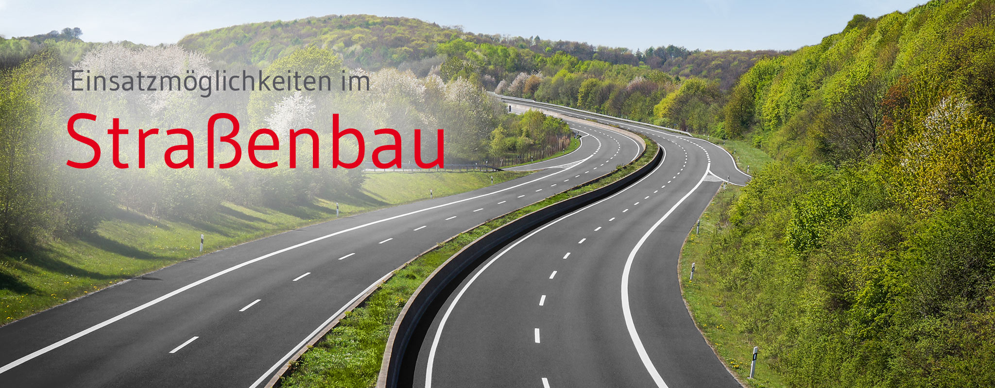 Ausführung von Straßenbaumaßnahmen mit HMVA Müllverbrennungsschlacke