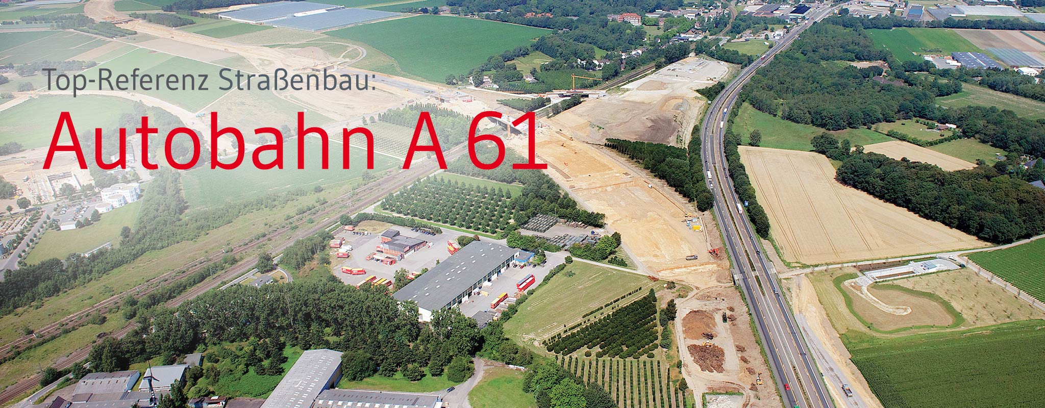 Autobahn A 61: Ausführung mit HMVA als Ersatzbaustoff im Unterbau