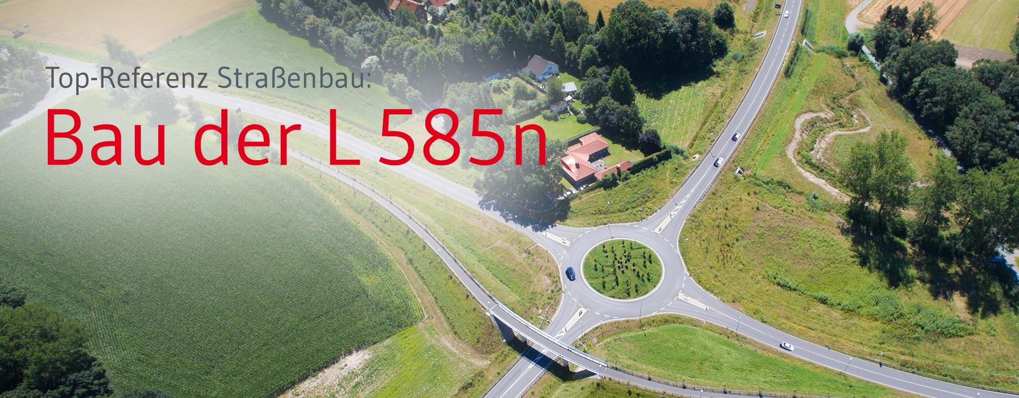 Produktion und Lieferung HMV-Asche als Ersatzbaustoff für Bau der L585n