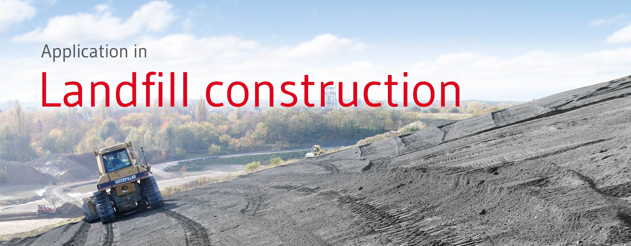 Secondary construction material GRANOVA for construction of landfill sites