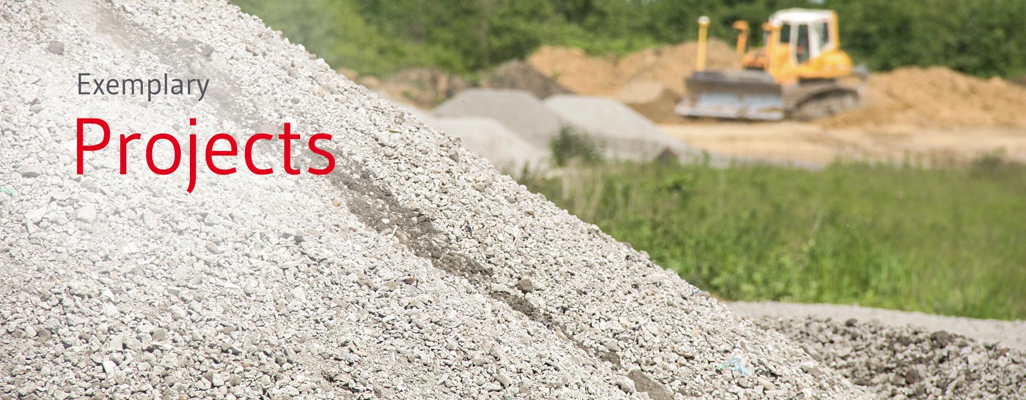 Reference projects for incinerator bottom ash (IBA) of the GRANOVA brand