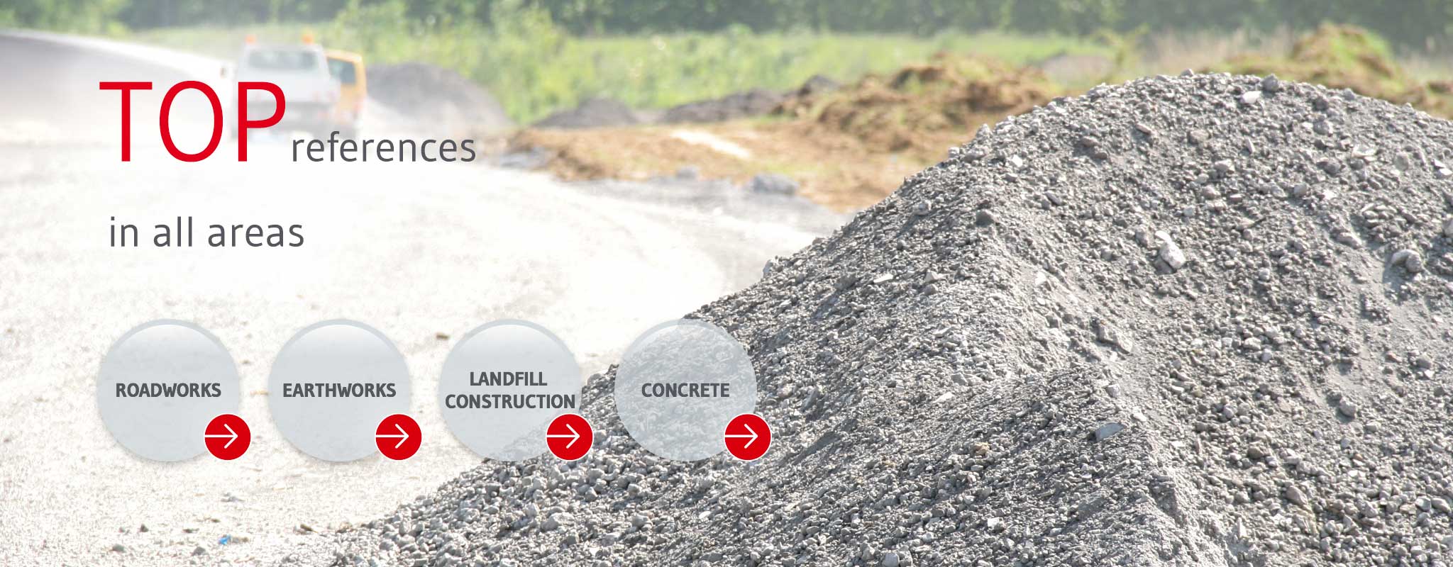 Secondary aggregates from IBA: Fields of application